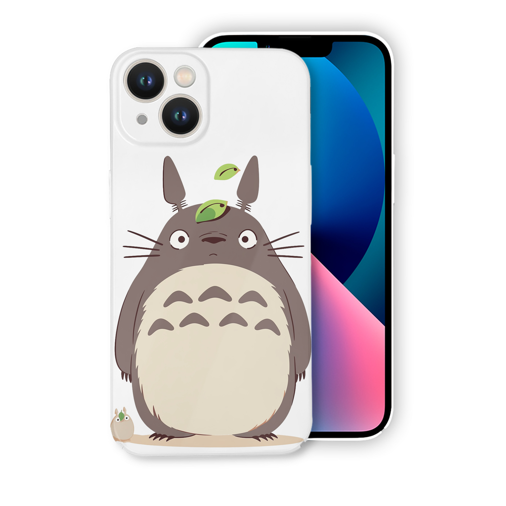 （画像用） となりのトトロ 草壁メイ 草壁サツキ My Neighbor Totoro Satsuki Kusakabe Mei Kusakabe 【iPhone 14シリーズ対応】ハードケース